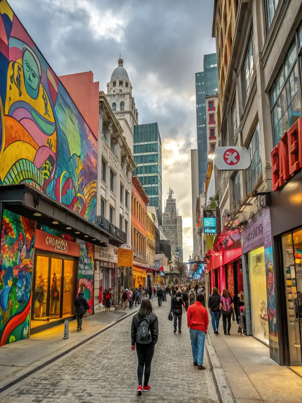 An inviting image of a street in Beaverton, Oregon, showcasing a mix of modern apartments and local businesses, highlighting the city's growing tech industry and diverse community.
